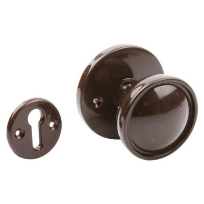 Keypak Hafele Brown Door Knob Sets - Complete Door Handle Package with All Mounting Hardware - Professional Quality Design