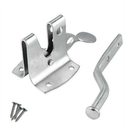 Keypak Heavy Duty Auto Gate Door Field Latch (50mm 2 Inch)  Zinc Self-Closing Lock for Wooden Garden Gate-Fixings Included