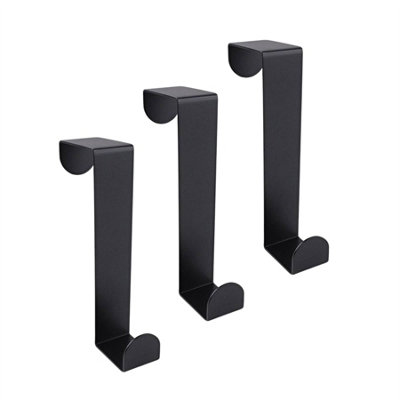 Keypak Over Door Hanger, Set of Black Metal Hooks, for 50mm Fire