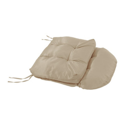 Khaki Garden Chair Seat Pad Cushion Waterproof Outdoor Bench Swing Chair Egg Chair Seat Cushion 125cm L x 53cm W DIY at B Q