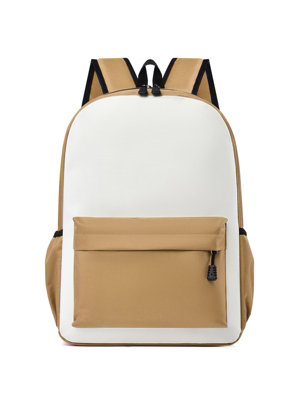 Khaki Small Simple Backpack for Children