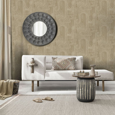 Khalili Wallpaper Macrame Neutral Holden 65954