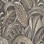 Khalili Wallpaper Raffia Charcoal Holden 65942
