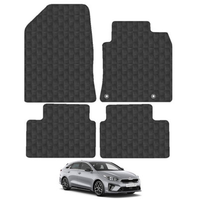 Kia Pro Ceed 2019-Onwards Car Floor Mats Rubber Tailored Fit Set Heavy-Duty