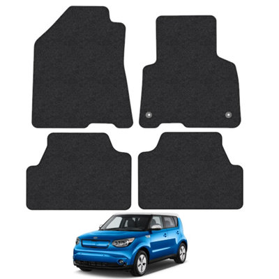 Kia Soul EV 2020-Onwards Car Floor Mats Carpet Tailored Fit Set Anti-Slip