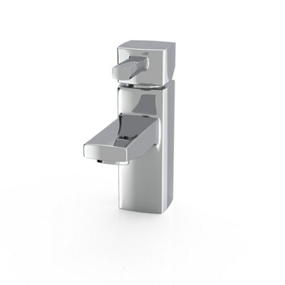 Kia Square Basin Mono And Bath Shower Mixer Tap with Waste - 5