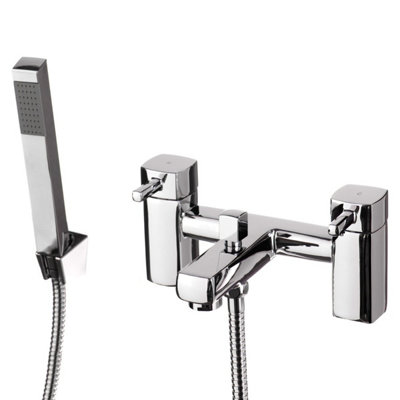 Kia Square Basin Mono And Bath Shower Mixer Tap with Waste - 6