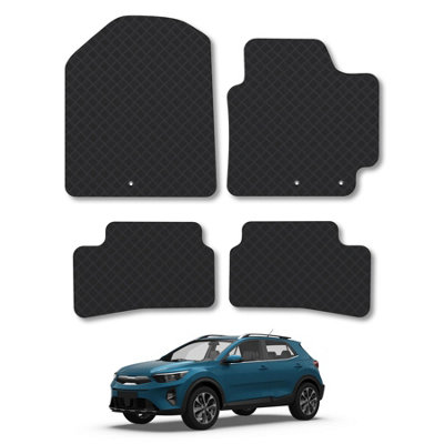 Bixuan Stonic 2024 Compatible with Kia Stonic 2018-2022 2023 2024 2025, Non- Slip Mats Center Console Armrest Rubber Mats Cup Holder Matte Control Stick Non-Slip Door Edge, 15 Pieces Mats