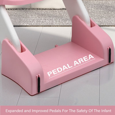 Safety 1st Vasino per Bambini Multifunzione 3-in-1, Vasino, Riduttore wc e Pedana Sgabello per Bambini 18 Mesi+, Colore Bianco e Grigio