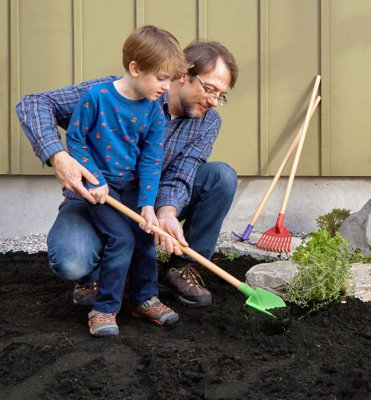 Kid's Garden Digging Spade - Green - 4