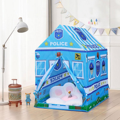 Kid Toddler Play Set,Polyester Police House Play Tent 690 x D 930 x H 1030 mm