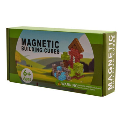 Kid Toy Toddler Play Set,Kid-Safe 63 Pcs Magnetic Building Blocks Toy