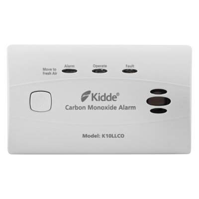 Kidde 10LLCO - 10 Year Longlife Battery Carbon Monoxide Detector