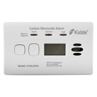 Kidde 10LLDCO - 10 Year lithium Battery Digital Carbon Monoxide Alarm