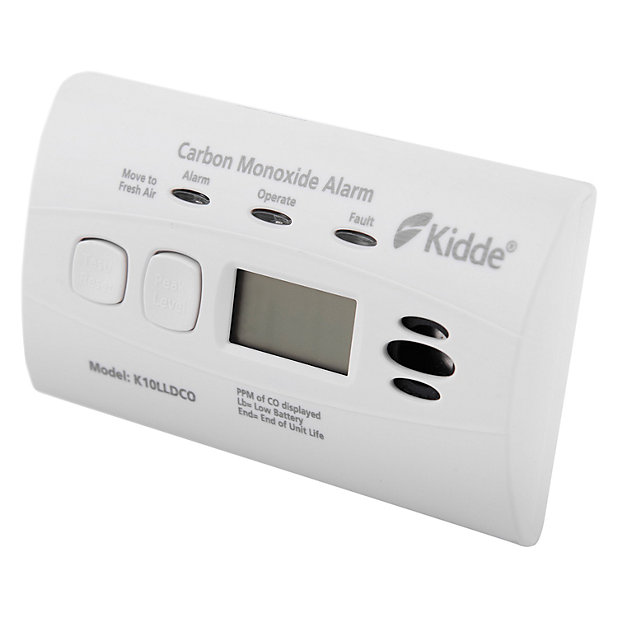 Kidde 10LLDCO - 10 Year lithium Battery Digital Carbon Monoxide Alarm