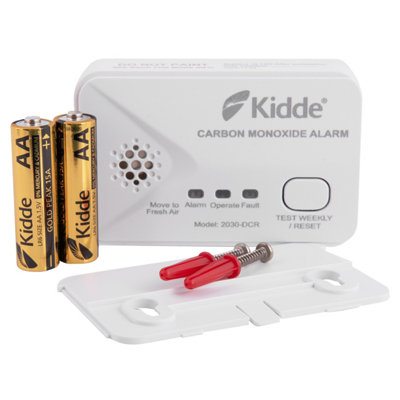 Kidde 2030-DCR Battery Carbon Monoxide Alarm 10 Year Life
