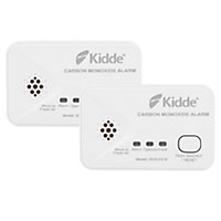 Kidde 2030-DCR Twin Pack - 10 Year Life Battery Carbon Monoxide Alarm