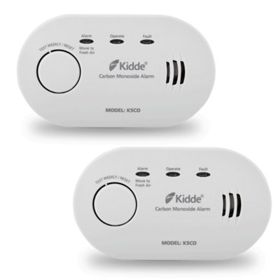 Kidde 5CO Twin Pack - 10 Year Life Carbon Monoxide Alarm