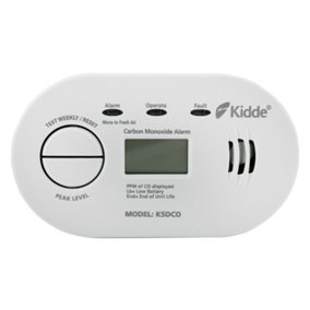 Kidde 5DCO - 10 Year Life Carbon Monoxide Alarm