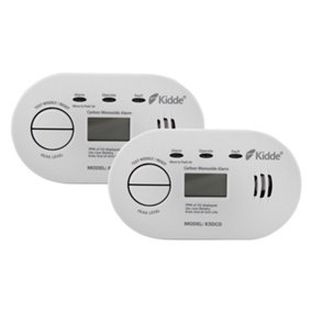 Kidde 5DCO Twin Pack - Digital 10 Year Life Carbon Monoxide Alarm