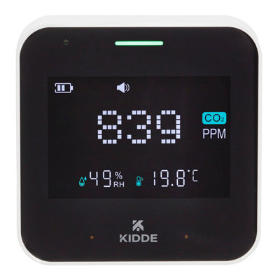 Kidde CO2 Air Quality Monitor with Voice Warning - KEKCO2MB