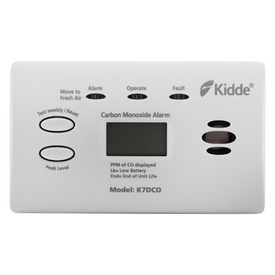 Kidde K7DCO - 10 Year Travel Certified Digital Carbon Monoxide Alarm