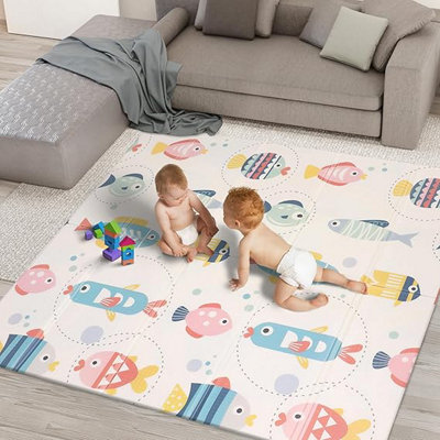 kidoola Reversible Large Baby Play Mat Soft Playmat for Baby's