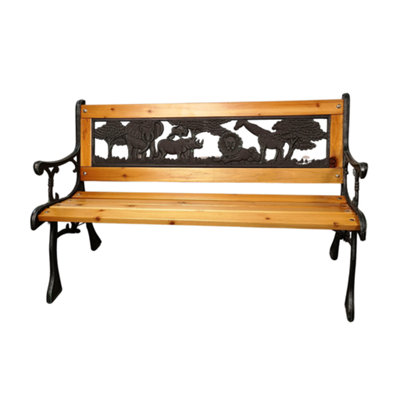 Cast iron childrens bench hotsell