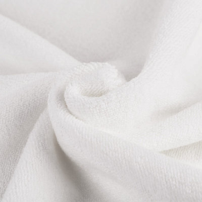 Kids Bamboo Hooded Towel Pure White