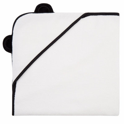 Kids Bamboo Hooded Towel Pure White