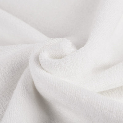 Kids Bamboo Hooded Towel Pure White - 3