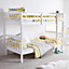 kids Bunk Bed children bed Comes With 2  Mattresses 3ft Single Bunkbed Split Into 2 Single Beds