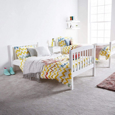kids Bunk Bed children bed Comes With 2  Mattresses 3ft Single Bunkbed Split Into 2 Single Beds