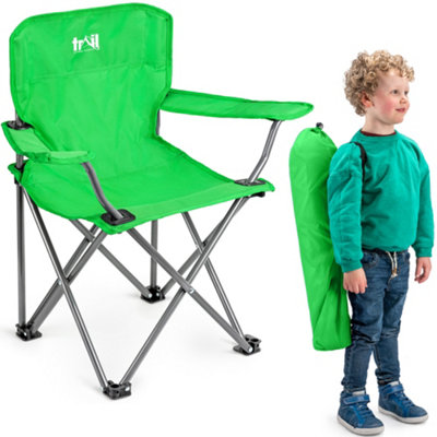 Kids Camping Chair Lightweight Folding Outdoor Childrens Seat With ...