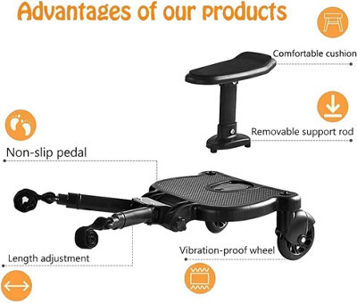 Stroller step hot sale board