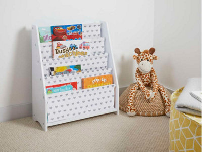 Kids fabric hot sale bookshelf