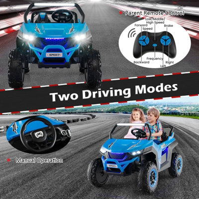 Kids Electric Ride On UTV - Blue