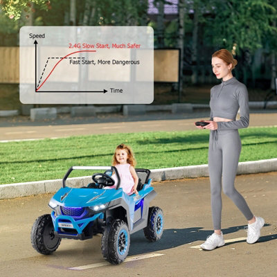 Kids Electric Ride On UTV - Blue