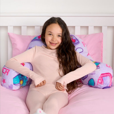 Kids Gaming Cushion Bed Pillow Reading Gamer Support Arms Lumbar Chair - 3