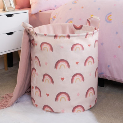 Kids Laundry Basket Clothes Shoe Storage Toy Organiser Pop Up - 6