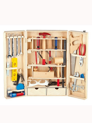 Kids Leomark Wooden Tool Set - 50 pieces