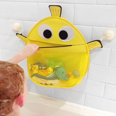 Kids Luv Bath Toy Organiser - Yellow Fish
