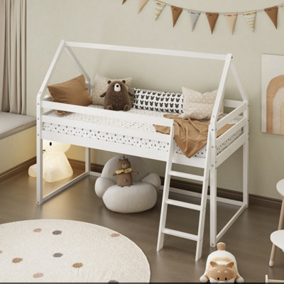 Kids mid sleeper cabin hot sale bed