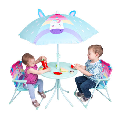 Unicorn table and chair set top