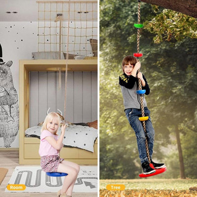Kids Outdoor Climbing Rope Toy Garden Climbing Rope for Treehouses ...