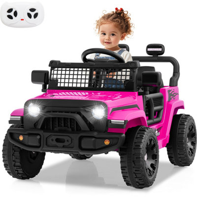 Kids Ride on Truck Car with Remote Control - Pink