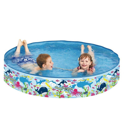 Kids Ridgid Wall Play Outdoor Swimming Pool 150cm x 25cm