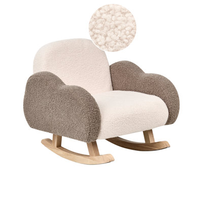 KIDS ROCKING CHAIR CLOUD SKARE BOUCLE BEIGE