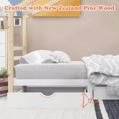 Kids Single Bed Frames Toddler Beds Storage Underneath 3FT Single Bed ...