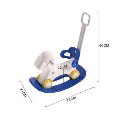 Plastic bouncy horse on sale